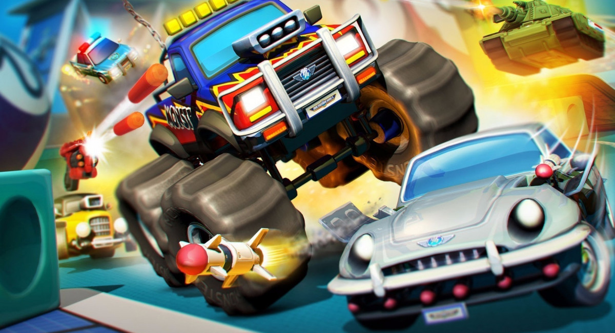 , Toy Rider arcade game may remind of Micro Machines for Dandy